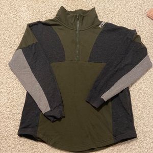 Green PINK Half Zip